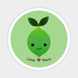 Lime Yours Cute Kawaii Lime Magnet